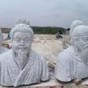 吉林市 白麻花岗岩石材人物立体雕刻
