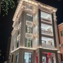 吉林市 芝麻白花岗岩别墅外墙夜间效果