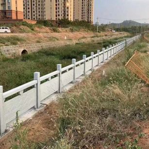 吉林市 白麻河道栏杆效果展示图