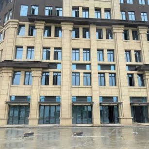 吉林市 黄金麻花岗岩荔枝面小区外墙干挂