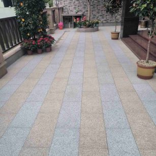 吉林市 黄金麻白麻荔枝面庭院铺装展示