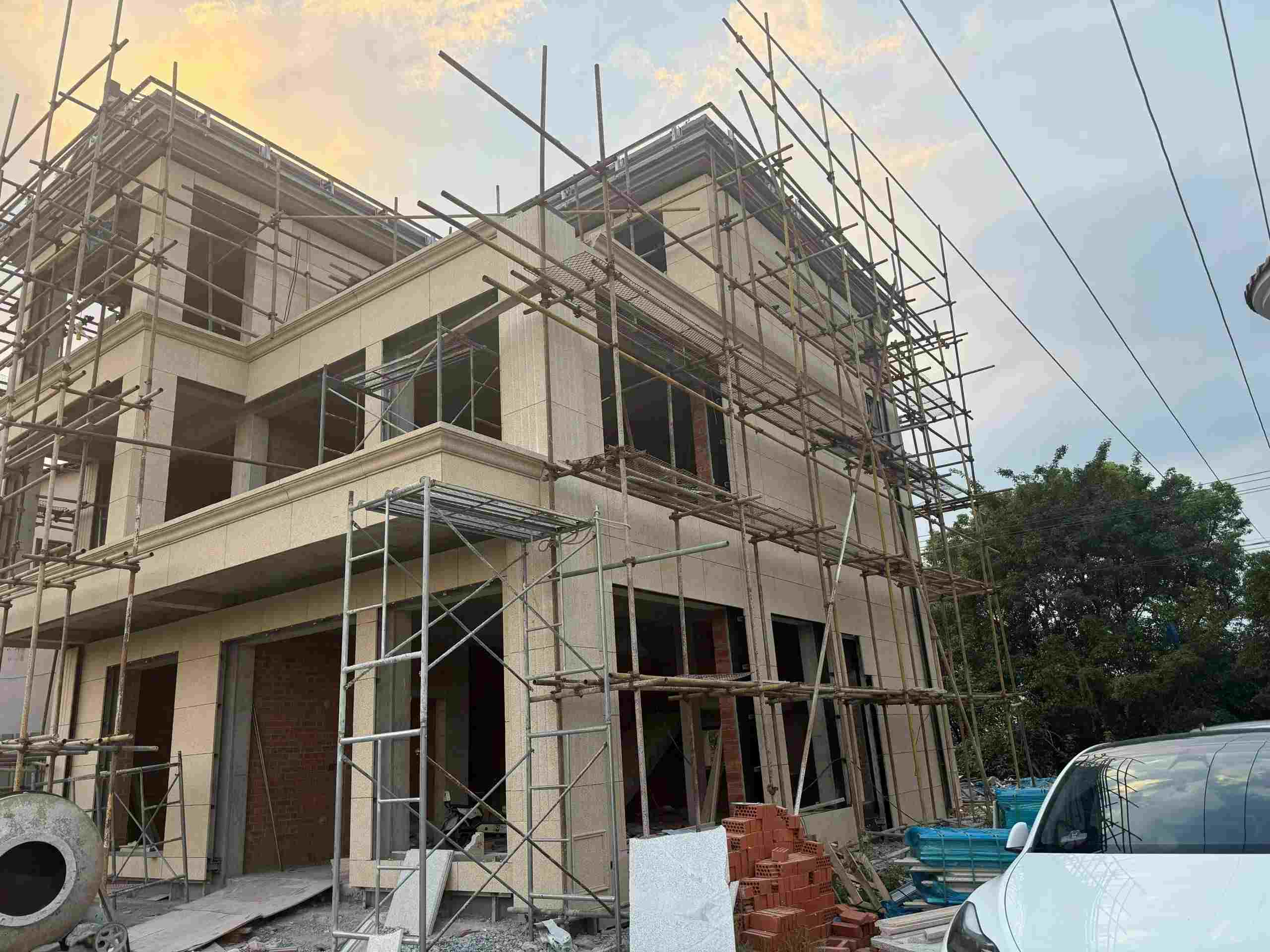 吉林市 黄金麻荔枝面花岗岩外墙干挂