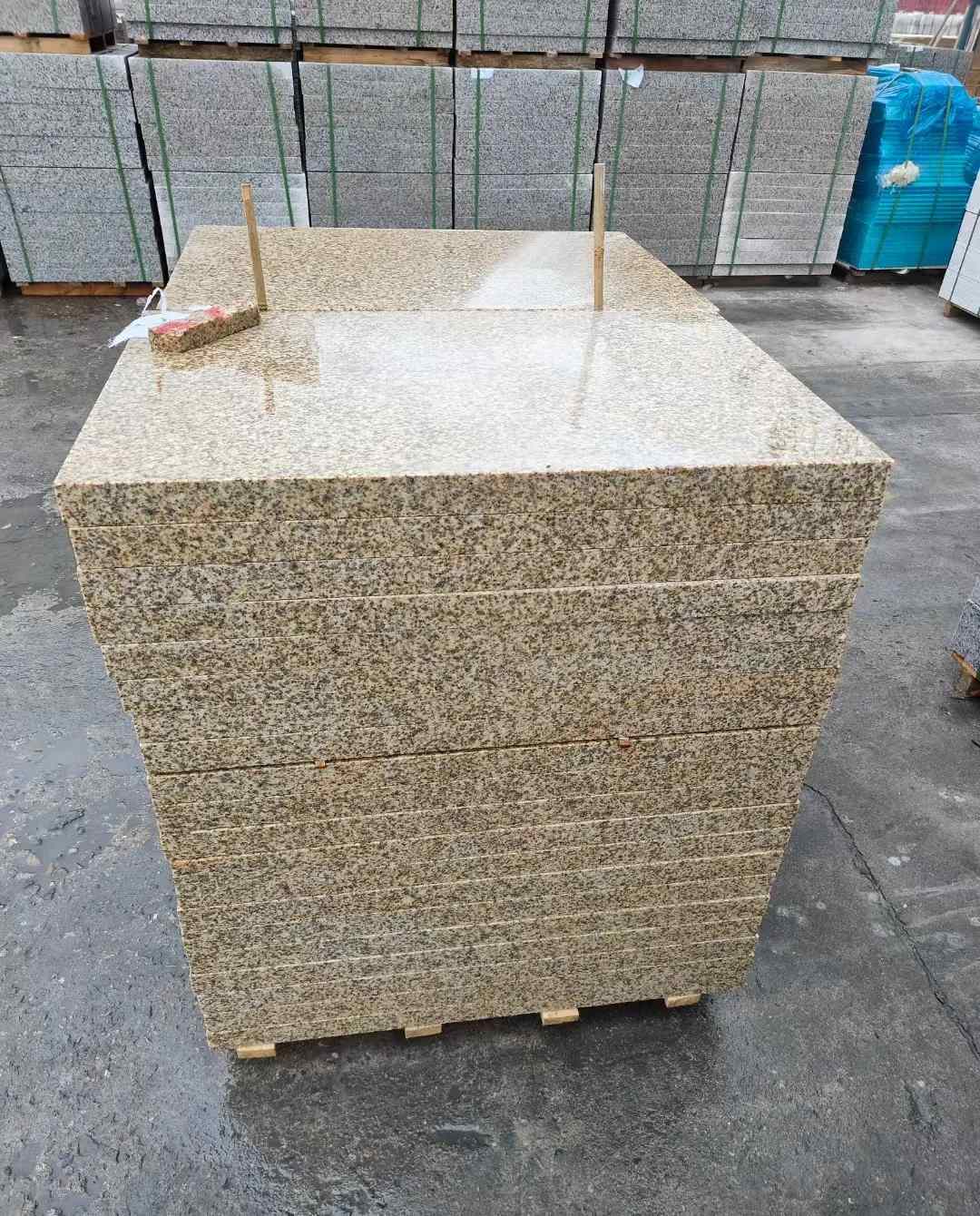 吉林市 湖北黄金麻花岗岩石材荔枝面外墙石材