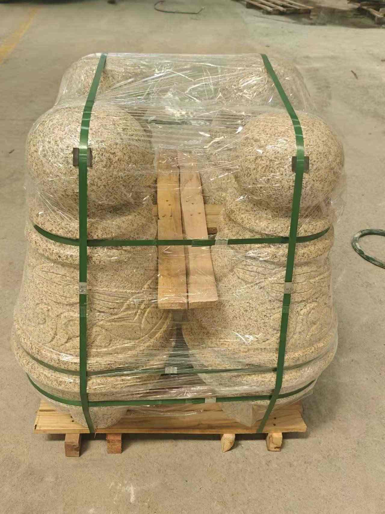 吉林市 黄金麻异形定制雕花——棒棒糖挡车柱