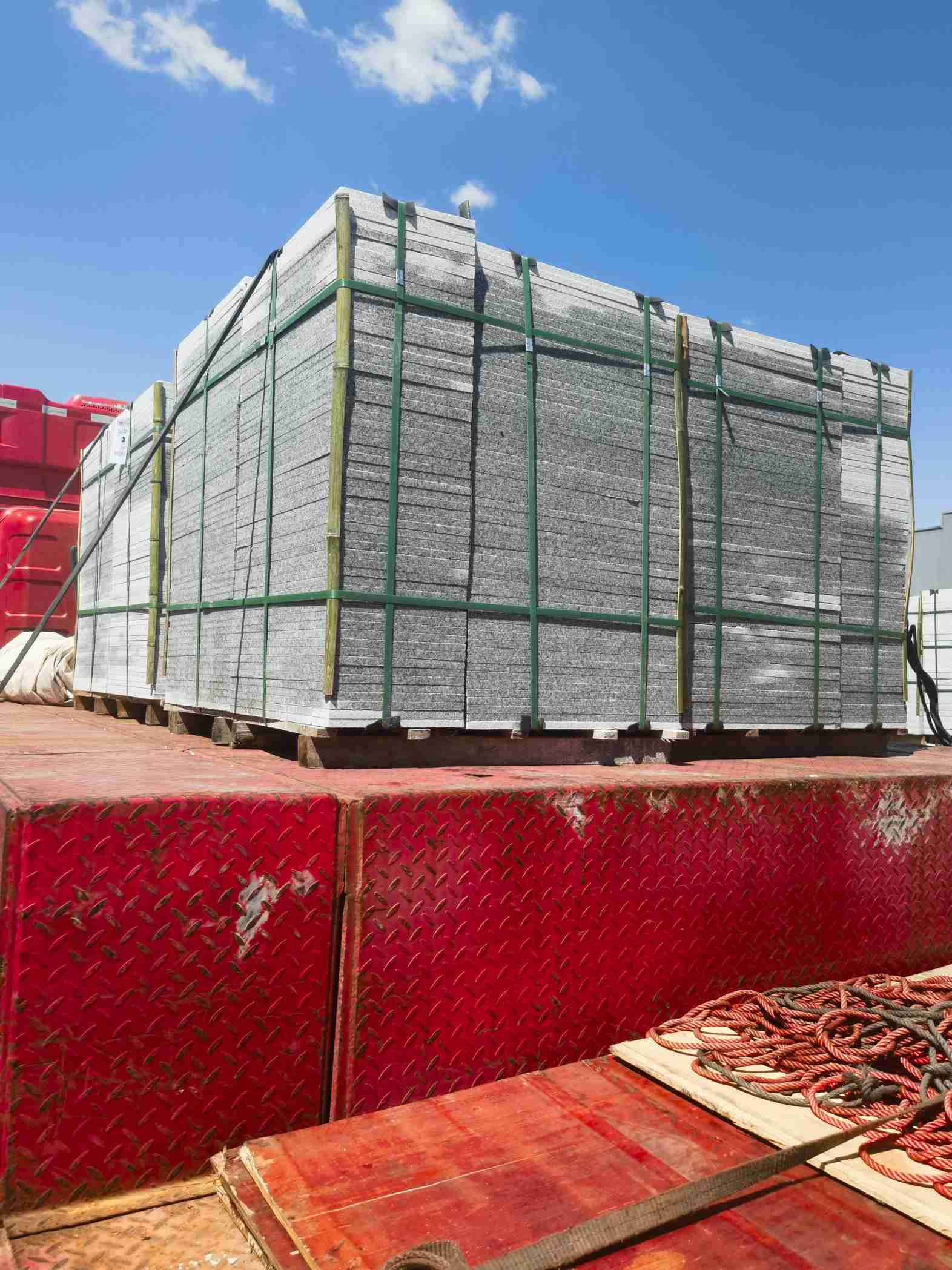 吉林市 芝麻白火烧规格板地铺石300*600/600*600