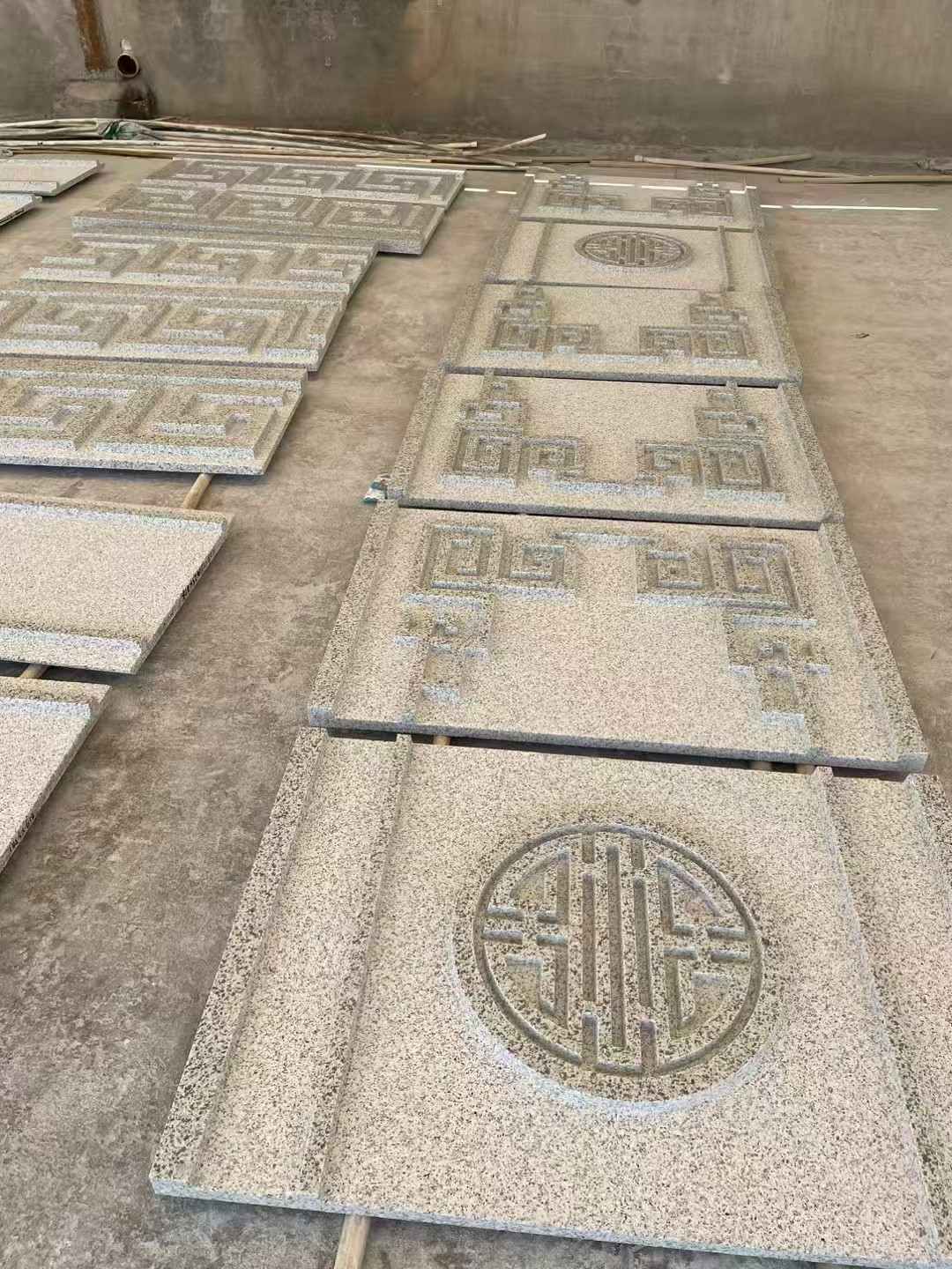 吉林市 白麻花岗岩外墙立面雕刻板