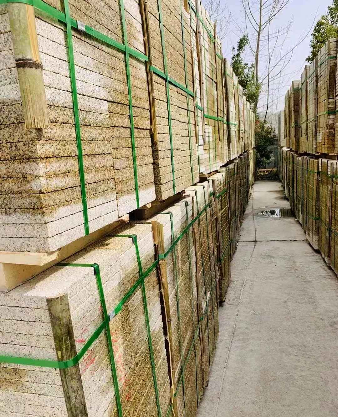 吉林市 黄金麻花岗岩荔枝面地铺石